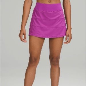 Purple Lululemon Pace Rival Mid-Rise Skirt *Long*